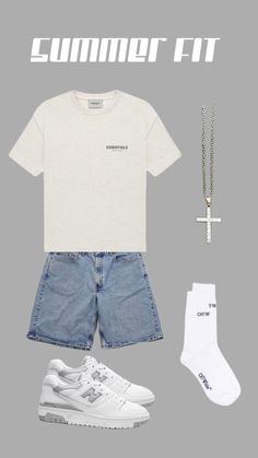 Neutral summer fit !! #mensfashion #summer #summeraesthetic #fyp #foryou Summer Outfit Guide, Guys Fashion Casual, New Balance Outfit, Trendy Boy Outfits, Hype Clothing, Mens Summer Outfits, Mens Casual Outfits Summer, Street Style Outfits Men