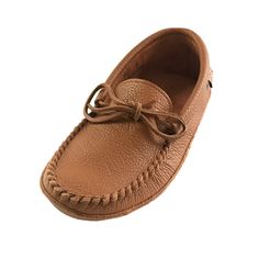 Description Details Sizing There is nothing like a good pair of moccasins to slip your feet into, and these high-quality moccasins will not disappoint. These men's moccasins are brown in color and are are hand-crafted out of genuine cowhide leather. They feature a durable soft-sole with a foam padding in-between for added comfort. If you need to tighten your moccasins for a more comfortable fit, you can do so with the rawhide leather laces that go through the back. These men's moccasins feature Moccasins Women, Classic Slippers, Moccasins Style, Fashionable Snow Boots, Moccasins Mens, Moccasin Boots, Moccasins Shoes, Leather Moccasins, Cowboy Boots Women