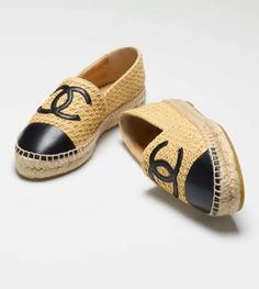 Designer Espadrilles Worth The Investment For Many Summers - The Mood Guide Espadrilles Chanel, Chanel Espadrilles, Chanel Beige, Braided Fabric