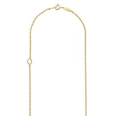 18K gold beaded ball chain necklace. Yellow Gold Beaded Necklaces With Delicate Chain, Classic Beaded Chain Necklace With Round Beads, Long Beaded Chain Necklace In Yellow Gold, Gold Necklace With Round Beads And Cable Chain, Gold Necklace With Cable Chain And Round Beads, Classic Necklace With Satellite Chain And Round Beads, Yellow Gold Beaded Necklace With Delicate Chain, Elegant Yellow Gold Jewelry With Ball Chain, Long Yellow Gold Jewelry With Beaded Chain