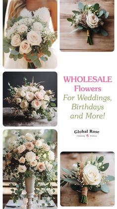 wedding flowers for brides, birthdays and more