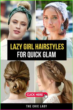 Stay chic without the hassle with these 17 stylish lazy-girl hairstyles! Perfect for busy days or when you're short on time, these quick and easy looks provide effortless glam with minimal effort. From messy buns to sleek ponytails and chic braids, these hairstyles are perfect for women on the go who still want to look their best with zero fuss.

#LazyGirlHairstyles
#QuickHairstyles
#NoFussGlam
#EasyHairIdeas
#SimpleHairstyles Hairstyles For Adults Woman, Next Day Hairstyles, Hairstyles For Lazy Days, Cute Lazy Hairstyles, Backcombed Hairstyles, Easy Office Hairstyles, Heat Free Hairstyles, Lazy Girl Hairstyles, Slicked Back Ponytail