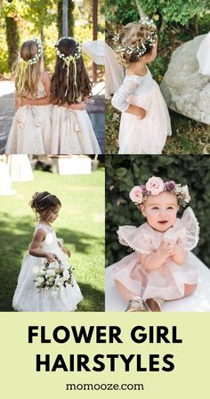 flower girl hairstyles for inspiration for wedding day Flower Girl Hairstyles Toddler Fine Hair, Flower Girl Hairstyles Short Hair, Simple Flower Girl Hairstyles, Flower Girl Hairstyles With Headband, Flower Girl Crown Diy, Flower Girl Hairstyles Toddler, Toddler Flower Girl Hair, Toddler Flower Girl Hairstyles, Hairstyles With Flower Crown