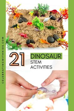 Looking for fun dinosaur learning activities? These dinosaur STEM activities are perfect for your little ones who love dinosaurs! From fizzy dino eggs to learning how dinosaurs digest their food, this list has something for all ages. Dinosaur Stem Activity, Dinosaurs Sensory Activities, How Do Dinosaurs Stay Friends Activities, Dino Day Activities, Dinosaur Stem Activities Elementary, Dinosaur Life Cycle, Dinosaur Lessons Elementary, Dino Activities For Toddlers, Dinosaur Science Activities