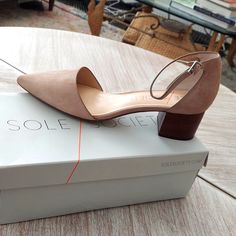 Unworn. Suede. 2" Wide Heels. Original Box. Size 12 Heels, Wide Heels, Ankle Strap Shoes, Sole Society, Shoes Color, Ankle Straps, Shoes Women Heels, Ankle Strap, Original Box