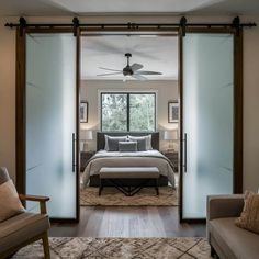 12 Modern Bedroom Door Ideas to Elevate Your Interior Design 3 Bedroom Double Doors, Modern Bedroom Door, Bedroom Door Ideas, Bedroom French Doors, Laminate Doors, Flush Doors, Bedroom Style, Sliding Barn Doors, Bedroom Door