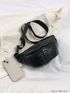 BagForLove - Stylish PU Waist Bag for Daily Wear - Black, Minimalist Design Product Description Color Black Bag Size Medium Pattern Type Plain Type Sling Bag Coating 100% Polyurethane Composition 100% Polyester Material PU Leather Size Chart INCH CM Strap Length Bag Height Bag Width Bag Length 43.3 inch 5.9 inch 3.1 inch 13 inch Strap Length Bag Height Bag Width Bag Length 110 cm 15 cm 8 cm 33 cm Details Pictures Similar Products h2 { text-align: center; } /* æ¢è¡ */ li{ white-space: normal; word-break: break-all; word-wrap: break-word; } .red-box { width: 100%; display: flex; flex-direction: row; flex-wrap: wrap; justify-content: center; } .red-box > div { width: 190px; height: 250px; margin: 10px; } .red-box > div > a > img { width: 190px; height: 250px; } .size-box { width: 100%; marg On-the-go Black Chest Bag With Pockets, Black Chest Bag With Pockets For On-the-go, Black Crossbody Belt Bag For Daily Use, Black Large Capacity Pouch Chest Bag, Large Capacity Black Pouch Chest Bag, Black Pouch Chest Bag For Daily Use, Black Pouch Chest Bag, Daily Use Belt Bag For Mobile Phone, Everyday Black Chest Bag With Adjustable Strap