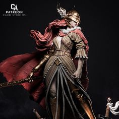 The Demi-god 3D Printed Figure, Fan Art Model Kit - Etsy Turks and Caicos Islands Demi God Character Design, Malenia Elden Ring, Elden Rings, Demi God, Japanese Wallpaper, Artwork Inspiration, Elden Ring, Vanuatu, Art Model