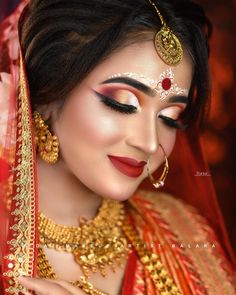 Bridal Makeup Eyes, Types Of Makeup Looks, Indian Bride Dresses