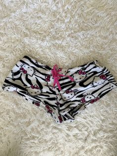 hello kitty zebra pj pants, hello kitty pj shorts, pj shorts, y2k pajama pants, sanrio, hello kitty y2k shorts Hello Kitty Pj Pants Outfit, 2000s Pajamas, Cute Pj Shorts, Hello Kitty Pj Pants, Y2k Pjs, Y2k Pajamas, Hello Kitty Shorts, Hello Kitty Pants, Y2k Items