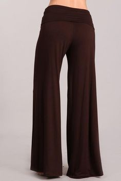 Discover the latest addition to Chatoyant's collection - the Plus Size Fold Over Palazzo Waist Pants. These wide leg pants feature a fold over waistband and are made with a Siro rayon/Spandex 95/5 Jersey blend. Proudly produced in the USA, with an inseam of 32" inches. Great Resort Wear! Stay Sexy! Plus Size Palazzo Pants, Plus Size Palazzo, Pants Brown, Palazzo Pants, Waist Pants, Fold Over, Resort Wear, Jersey Fabric, Wide Leg Pants