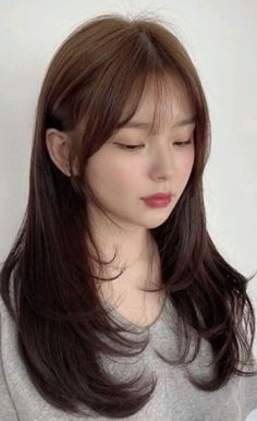 17 Stylish Korean Haircut Ideas for Women with Bangs - thepinkgoose.com