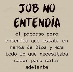 a piece of paper with the words job no entendia written in spanish on it