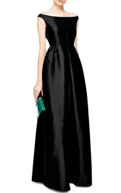 Black Gown Moda Operandi, Tafetta Dress, Taffeta Gown, Taffeta Dress, Dreamy Dress, A-line Wedding Dress, Stunning Dresses, Dream Dress