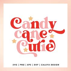 candy cane cute svg file