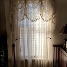 the curtains in this room are white