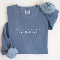 Wonderful design for women who loves Psychology letter design sweatshirt.Grab this design as a gift for your girlfriend,sister,mother or who loves Psychologist sweater.Or make yourself happy to have this cute design sweatshirt :) A Psychology sweatshirt is a type of sweater that features a design inspired by the Psychologist.Psych Therapist shirts are popular among Psychology letter shirt lovers and make a great gift for any Psychologist enthusiast. 🌿 Made from premium quality, soft cotton fabr Gifts For Psychology Majors, Gifts For Psychologists, Gifts For School Psychologists, Psychology Clothing, Psychology Tshirt, Therapist Would Be Proud Shirts, Psychology Shirts, Psychology Student, Color Psychology