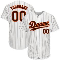 a baseball jersey with the name and number on it that says, your name is 00