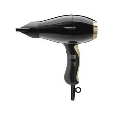 ELCHIM 3900 Healthy Ionic Hair Dryer - Black And Gold Model #EL-249790007, UPC: 836793003030Thanks to the right combination of air flow, heat and power (1,875 W at 110 V) this professional hair dryer reduces drying time by more than 30%. Quiet, lightweight and perfectly balanced, its air flow hydrates and makes hair glossy, eliminating static electricity and frizz thanks to the ionic ceramic system. Includes the electromagnetic wave protection system (LOW EMF) . Winner of several awards among which by Allure as one of the best professional hairdryer and in 2021 “Best All-Round Hairdryer” by Vogue UK.Features & Benefits:Top if its category for power and ergonomicsIonic & ceramic system to hydrate the hair and enhance hair shiny, eliminating the electrostatic chargesProtection system against Black And Silver Hair, Thick Coarse Hair, Best Hair Dryer, Ionic Hair Dryer, Professional Hair Dryer, Ceramic Hair, Hair Dryers, Vogue Uk, Hair Shine