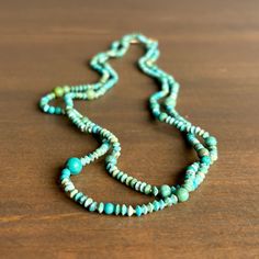 Itty bitty turquoise stones trickle along silk in this refreshing long strand. 14k green gold, silk Turquoise beads are 3-6mm wideNecklace is 37" Long Turquoise Necklace, Turquoise Bead Necklaces, Newport Ri, Gold Silk, Turquoise Stones, Itty Bitty, Turquoise Beads, Green Gold, Turquoise Stone