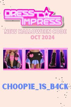 an advertisement for the dress up impress new halloween costume contest, oct 20 - 24