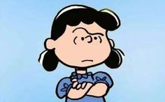 a cartoon character is standing with her arms crossed