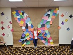 Your Wings Already Exist Bulletin Board, Selfie Mural, Butterfly Wing Photo Backdrop, Butterfly Wings Photo Backdrop, Butterfly Wings Selfie Wall, Butterfly Wing Backdrop, Giant Butterfly Decorations, Butterfly Wings Mural, Butterfly Mural