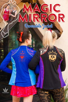 20% off with code: APPLE Mirror, mirror on the wall - this reversible jacket is the fairest of them all! Snow White And Evil Queen, Pretty Closets, Disney Swag, Disney Cruise Vacation, The Fairest Of Them All, Swag Ideas, Princess Snow White, Fitness Fashion Outfits, Mirror Mirror On The Wall