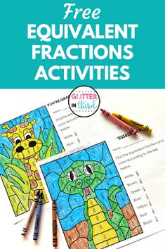 the free printable worksheet for children to color and practice their math skills