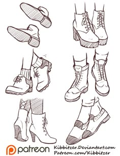 an image of shoes reference sheet 2