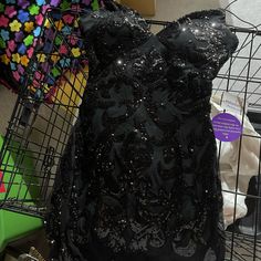 Windsor Never Been Worn Dress. Nwt. Gorgeous, Just Never Got To Wear It. Too Small For Me At The Time. Masquerade Hoco Dress, Goth Prom, Hoco Dress, Sue Wong, Random Aesthetic, Aesthetic Board, Windsor Dresses, Hoco Dresses, Dresses Black