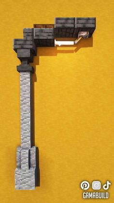 Minecraft Medieval Street, Minecraft Street Lamp, Lamp Minecraft, Street Lamp Design, Minecraft Movie, Villa Minecraft, Minecraft Modern City, Modern Minecraft, Modern Lamp Design