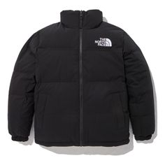 THE NORTH FACE Logo Winter Puffer Jacket 'Black' NJ1DN77A The North Face Black Puffer Jacket For Winter, Black The North Face Outerwear For Streetwear, The North Face Black Outerwear For Streetwear, The North Face Winter Puffer Outerwear, The North Face Black Puffer Jacket For Outdoor, The North Face Puffer Jacket For Fall Winter Sports, The North Face Winter Sports Outerwear, The North Face Down Outerwear For Cold Weather, Winter Puffer Jackets