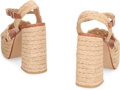 Adjustable ankle strap with bucklesquare toelineblock heelplatform: 5 cm100% raffiaComposition: 100% % Raffia Straw Sandals With Block Heel In Natural Color, Natural Straw Sandals With Block Heel, Natural Straw Sandals With Stacked Heel, Straw Sandals With Heel Strap And Block Heel, Straw Sandals With Wrapped Block Heel, Natural Straw Sandals With Heel Strap, Straw Heels With Wooden Block Heel, Natural Heels With Woven Sole And Ankle Strap, Natural Ankle Strap Heels With Woven Sole