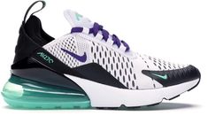 Nike 270 Grape (W) Nike 270s, Nike Air Max 270 Women, Air Maxes, Womens Nike Air Max 270, Nike 270, Gym Sneakers, Air Shoes, Cute Nike Outfits, Preppy Shoes