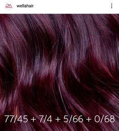 Wella Hair Color Chart, Red Hair Outfits, Plum Hair, Hair Toner, Hair Color Chart