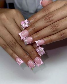 Junk Nails, Baby Pink Nails, Duck Nails, Simple Gel Nails, Nails Only