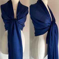 A beautiful Satin Silk Royal Blue Wrap/Shawl/Scarf The material has a slight sheen to the fabric Drapes beautifully, lots and lots of material. Gentle Wash, Delicate Spin, Do not Tumbledry Length 72"/183cms Width 110"/279cms Lots of Material This Wrap/Scarf drapes beautifully, stunning over a Special dress, or, layered over Tops and Jackets for a classic Look, a perfect accessory for any Occasion. "My Wraps and Scarves are always lovely to receive for Birthdays, Christmas, Mothersday - Your Wrap Wedding Royal Blue, Wedding Royal, Blue Shawl, Special Dress, Royal Blue Wedding, Chiffon Shawl, Wrap Shawl, Special Dresses, Silk Shawl