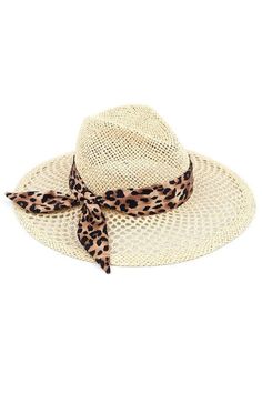 If you love C.C. brand hats, you will love this one! The perfect sun hat for relaxing on the beach or lake. Love the honeycomb pattern and the leopard print band just adds that special touch. Features adjustable strings and a 3.75" brim 100% Paper Lake Love, Honeycomb Shape, Honeycomb Pattern, Trim Color, Sun Hat, Sun Hats, Honeycomb, Panama Hat, Floppy Hat