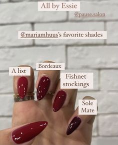 Deep Red Nails, Wine Nails, Milky Nails, Casual Nails, Red Nail, Minimalist Nails, Dream Nails, Fire Nails, Classy Nails