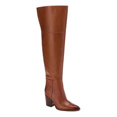 Vince Camuto Paulie Over the Knee Leather Boot This over-the-knee boot is simply chic and adds an elevated finish to any outfit with its slouchy details and quality details. This over the knee boot with a 21.5 in shaft height sits atop a 3 in heel with a western inspired snip toe with extended leather welt. The boot has a 1/4 inside zip for easy entry and padded footbed for all day comfort. Black Whiskey, Knee Boot, Simply Chic, Leather Boot, Over The Knee Boots, Over The Knee, Vince Camuto, Fashion Earrings, The Knee