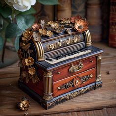 The timeless beauty of these handcrafted music boxes makes them the perfect gift for any occasion, from weddings and birthdays to holidays and anniversaries. Vintage French Music Box, Antique Music Box, Musical Box, Music Boxes, Graffiti Styles, Music Box, Timeless Beauty, Graffiti, Musical