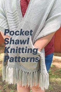 the pocket shawl knitting patterns