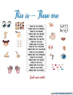 a poster with the words, this is - these are and many different types of eyes