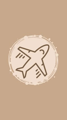 an airplane is flying in the sky on a brown and white background with splots