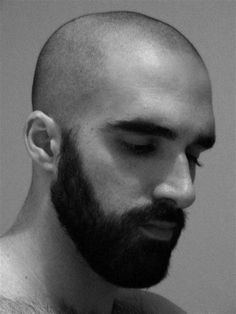 Beard Portrait, Balding Mens Hairstyles, Bald Guy, Man With A Beard, Men Beard