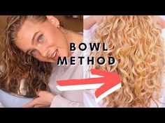 How To Work With Curly Hair, Bowl Method Curly Hair How To, How To Do The Bowl Method For Curly Hair, Curly Bowl Method, Bowl Curly Hair, Bowl Technique Curly Hair, Curl Bowl Method, Bowl Curl Method, Curly Hair Bowl Method Steps