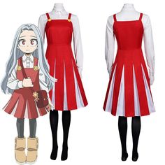 My Boku No Hero Academia Eri Shirt Skirt Outfits Halloween Carnival Suit Cosplay CostumeMy Boku No Hero Academia Eri Shirt Skirt Outfits Halloween Carnival Suit Cosplay Costume   This model reduces inventory waste and allows customers to create personalized designs. These t-shirts are made from high-quality materials and come in a range of sizes and colors, making them versatile for any occasion. Shirt Skirt Outfit, Suit Cosplay, Anime Inspired Outfits, Jumper Skirt, Clothing Inspiration, Halloween Carnival, Boku No Hero, Inspired Outfits, Anime Cosplay