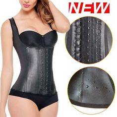 Find ideas๏ฟฝand inspiration for UK Latex Vest Top Waist Trainer Body Shaper Cincher Fajas Reductoras Colombianas, Intimates & Sleep Waist Trainer Vest, Slim Vest, Corset Vest, Waist Corset, Natural Latex, Body Shaper, Waist Trainer, Plus Size Womens Clothing, Body Shapers