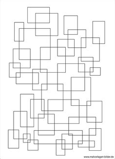 an image of a family tree with squares in the shape of rectangles on it